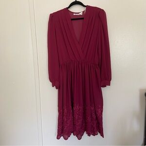 Vintage Long Sleeve Dress - Themes